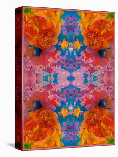 A Floral Montage, Symmetric Layer Work from Blooming Flowers-Alaya Gadeh-Premier Image Canvas