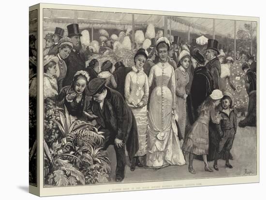 A Flower Show at the Royal Botanic Society's Gardens, Regent's Park-Alfred Edward Emslie-Premier Image Canvas