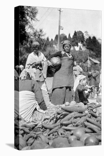 A Food Market in Darjeeling, West Bengal, India, C1910-null-Premier Image Canvas