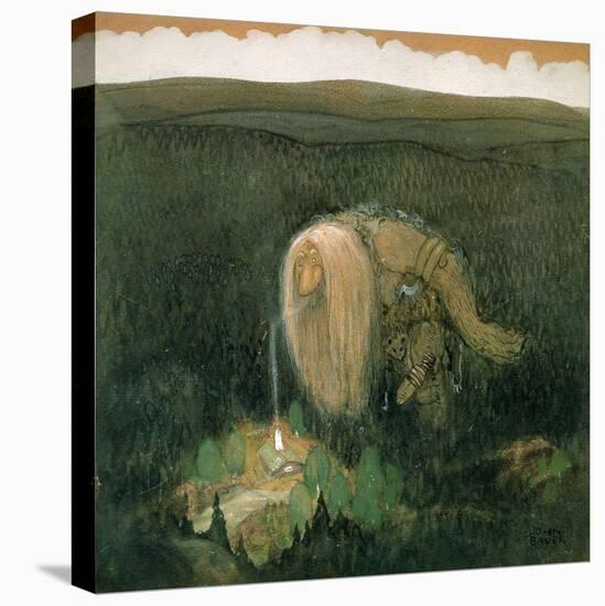 A Forest Troll, c.1913-John Bauer-Premier Image Canvas