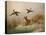 A Fox flushing a Mallard and a Duck, 1870 oil on board-null-Premier Image Canvas