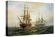 A Frigate Outward Bound Off Shoeburyness-Claude T. Stanfield Moore-Premier Image Canvas