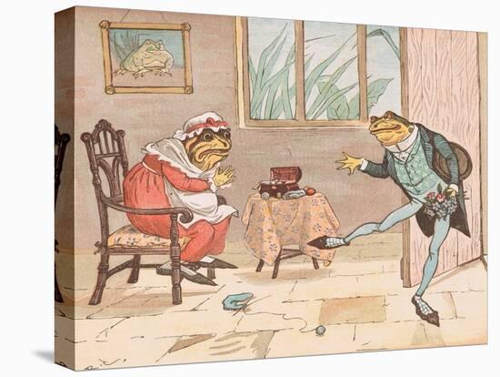 A Frog He Would a Wooing Go-Randolph Caldecott-Premier Image Canvas