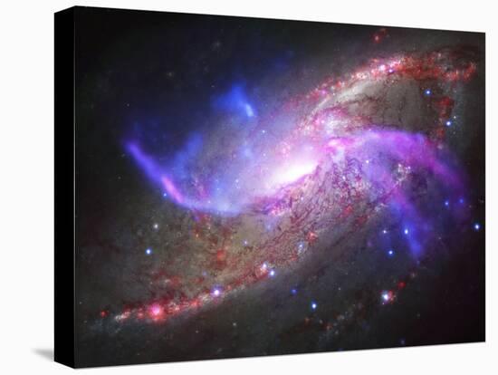 A Galactic Light Show in Spiral Galaxy Ngc 4258-null-Premier Image Canvas