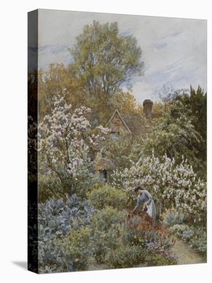 A Garden in Spring-Helen Allingham-Premier Image Canvas