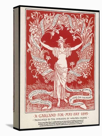 A Garland for May Day, 1895-Walter Crane-Premier Image Canvas