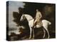 A Gentleman on a Grey Horse in a Rocky Wooded Landscape, 1781-George Stubbs-Premier Image Canvas