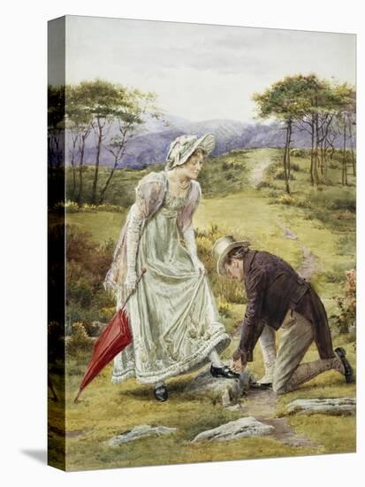 A Gentlemanly Act-George Goodwin Kilburne-Premier Image Canvas