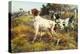 A German-Short Haired Pointer and Two Setters in a Landscape-Edmund Henry Osthaus-Premier Image Canvas