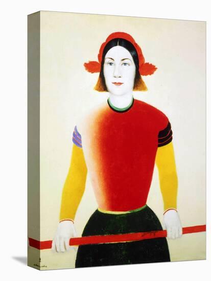 A Girl with a Red Pole, 1932-1933-Kazimir Malevich-Premier Image Canvas