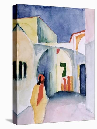 A Glance Down an Alley-Auguste Macke-Premier Image Canvas