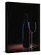 A Glass of Red Wine and a Wine Bottle-Roland Krieg-Premier Image Canvas