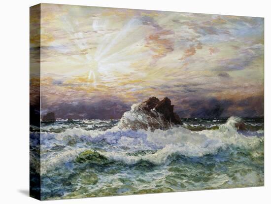 A Glorious Sunset-John Brett-Premier Image Canvas