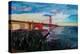 A Golden Gate Bridge Evening from Presidio-Markus Bleichner-Stretched Canvas