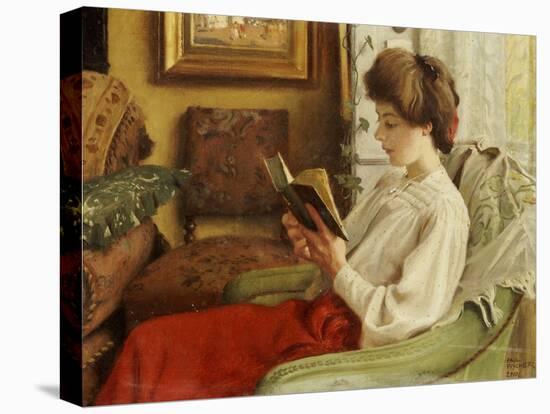 A Good Book, 1905-Paul Fischer-Premier Image Canvas