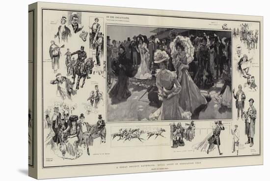 A Great Society Gathering, Royal Ascot in Coronation Year-Frank Craig-Premier Image Canvas