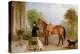 A Groom with a Horse-John E. Ferneley-Premier Image Canvas