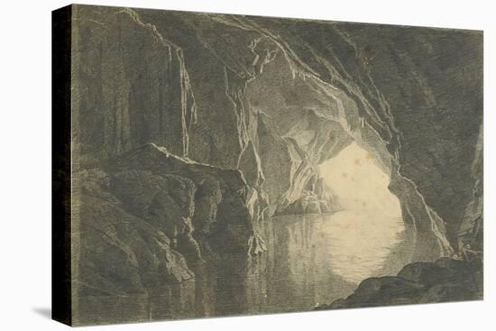 A Grotto in the Gulf of Salerno, Evening, C.1800-Joseph Wright of Derby-Premier Image Canvas