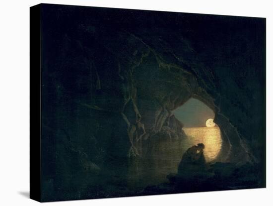 A Grotto with the Figure of Julia, 1780-Joseph Wright of Derby-Premier Image Canvas