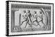 A Group Of Athletes Running, Greece 1906 Olympic Games, 1 Drachma, Unused Stamp Design-null-Premier Image Canvas