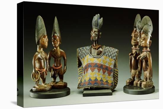 A Group of Male and Female Yoruba Twin Figures-null-Premier Image Canvas