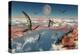 A Group of Quetzalcoatlus Pterosaurs-null-Stretched Canvas