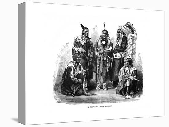 A Group of Sioux Indians, 1872-null-Premier Image Canvas