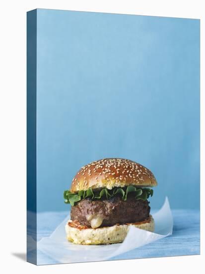 A Hamburger with Lettuce - Conde Nast Collection-null-Premier Image Canvas