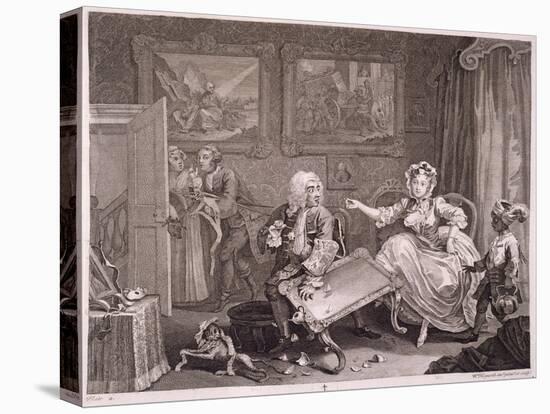 A Harlot's Progress, Plate Ii, from 'The Original and Genuine Works of William Hogarth'-William Hogarth-Premier Image Canvas