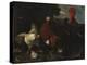 A Hen, Rooster and Turkey in a Farmyard-Melchior de Hondecoeter-Premier Image Canvas