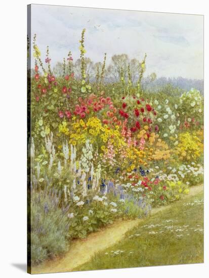 A Herbaceous Border-Helen Allingham-Premier Image Canvas