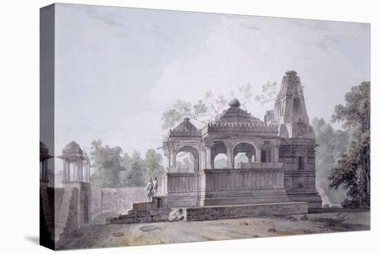 A Hindu Temple in the Fort of Rohtas, Bihar-Thomas & William Daniell-Premier Image Canvas