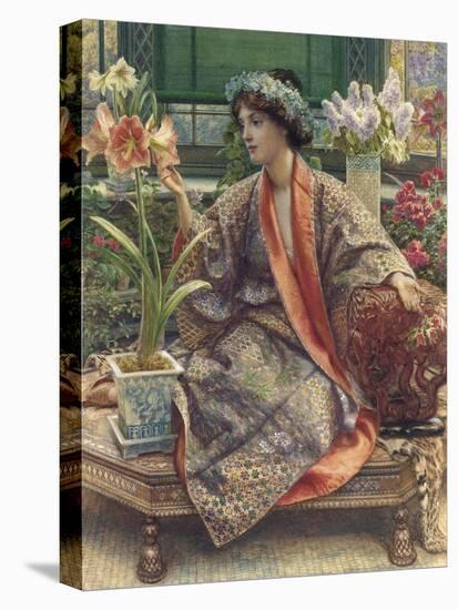 A Hot-House Flower, 1909 (Watercolour, Bodycolour, Gum Arabic, Heightened with Gold)-Sir Edward John Poynter-Premier Image Canvas