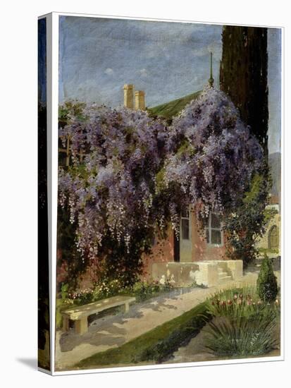 A House Entwined with Wisteria, Late 19th or 20th Century-Mikhail Alisov-Premier Image Canvas
