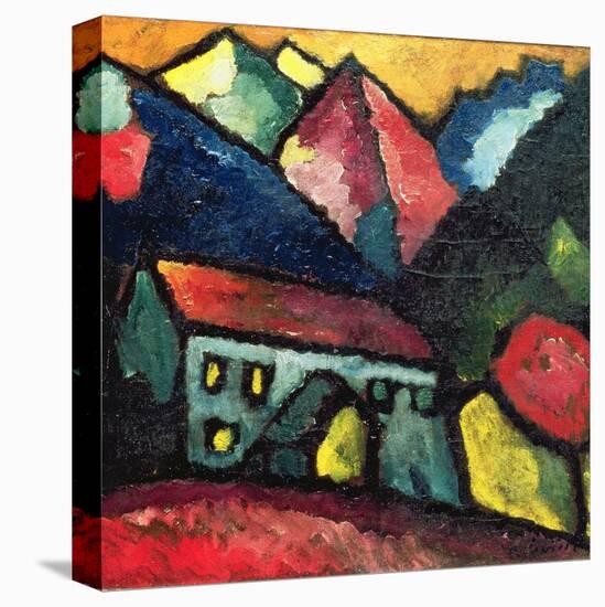 A House in the Mountains, c.1912-Alexej Von Jawlensky-Premier Image Canvas