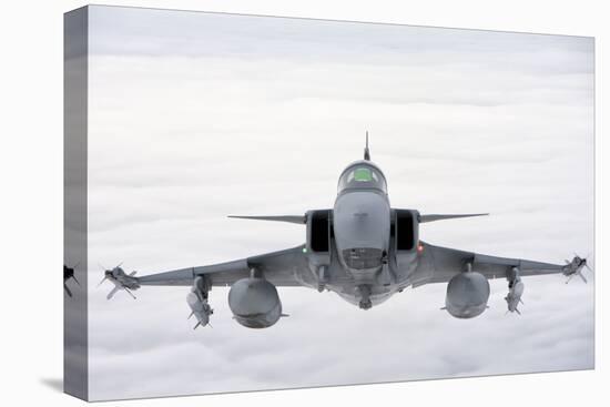 A Hungarian Air Force Jas-39 Gripen over Lithuania-Stocktrek Images-Premier Image Canvas