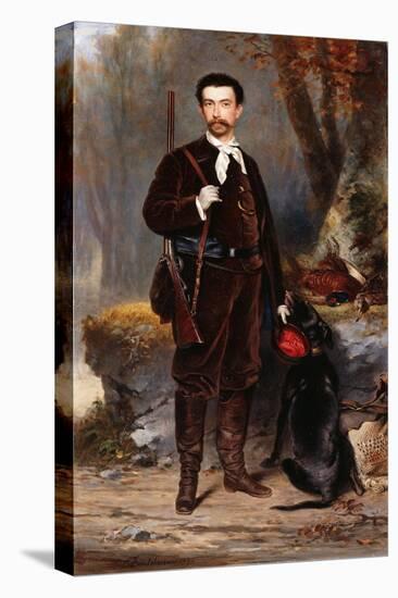 A Huntsman with a Dog-Charles Edouard Boutibonne-Premier Image Canvas