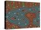 A Illustration Based On Aboriginal Style Of Dot Painting Depicting Magic Place-deboracilli-Stretched Canvas