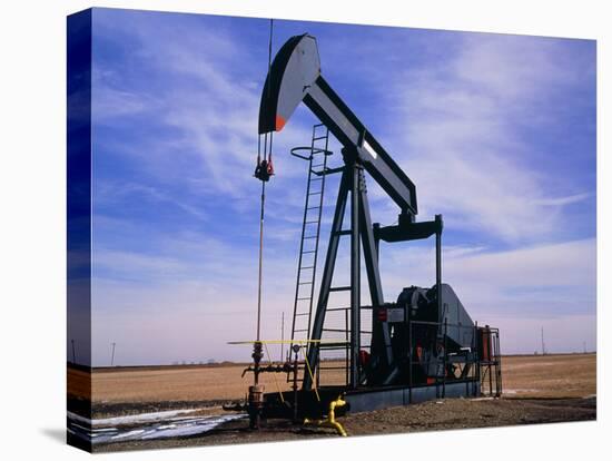 A Jack Pump Used for Oil Extraction-David Parker-Premier Image Canvas