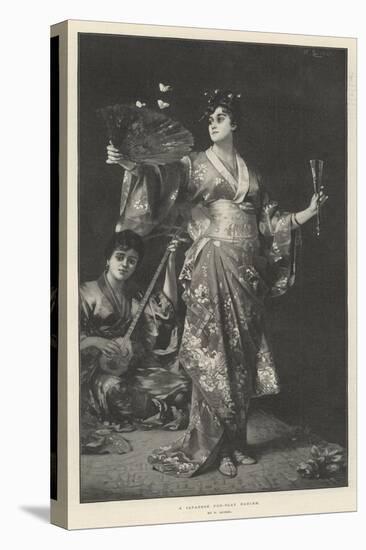 A Japanese Fan-Play Dancer-Nathaniel Sichel-Premier Image Canvas