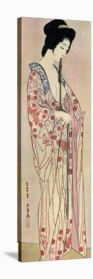A Japanese Woman Wearing a Nagajuban, 1920-Hashiguchi Goyo-Premier Image Canvas