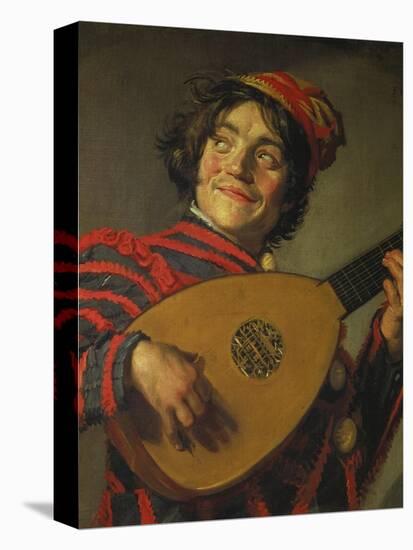 A Jester Playing the Lute, 1625-Frans Hals-Premier Image Canvas