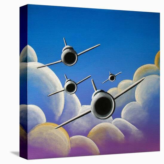 A Jet Quartet-Cindy Thornton-Stretched Canvas