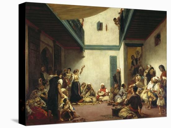 A Jewish Wedding in Morocco, C. 1841-Eugene Delacroix-Premier Image Canvas