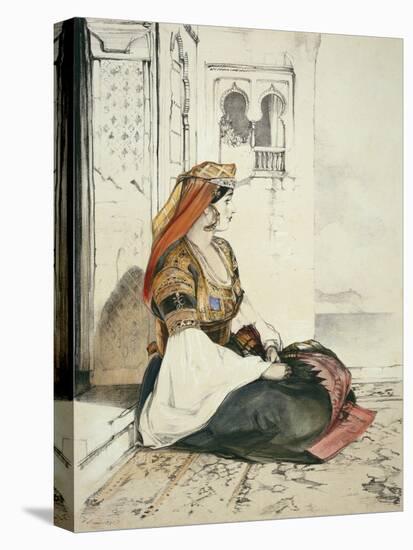 A Jewish Woman of Gibraltar, from 'Sketches of Spain', Engraved by Charles Joseph Hullmandel-John Frederick Lewis-Premier Image Canvas