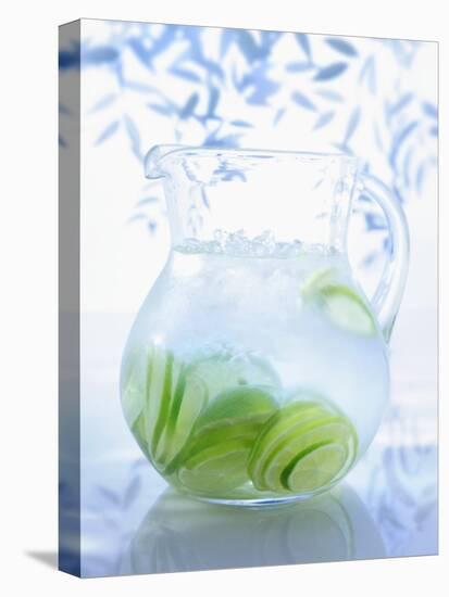A Jug of Water with Limes-Axel Weiss-Premier Image Canvas