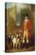 A Kennel Huntsman and Hounds Outside a Dray-Yard-George Sebright-Premier Image Canvas