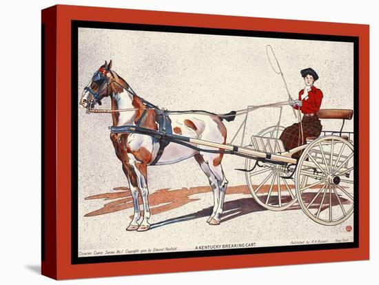 A Kentucky Breaking Cart-Edward Penfield-Stretched Canvas