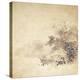 A Kinji Ground Shikishi Bako Depicting a Hut with Watermill-null-Premier Image Canvas