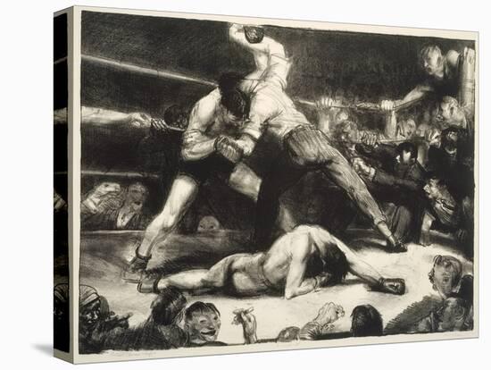 A Knock-Out, 1921 (Litho with Chine-Collé)-George Wesley Bellows-Premier Image Canvas